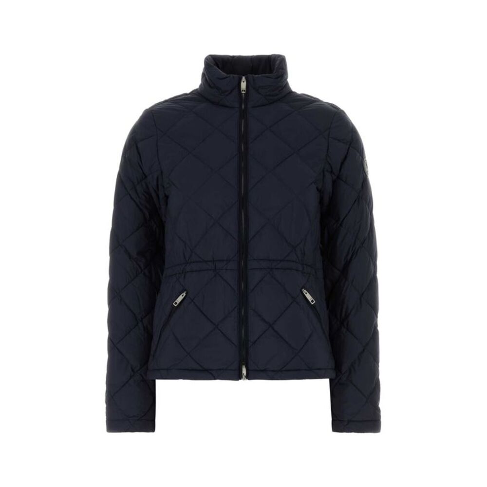 Burberry Women Navy Blue Nylon Jacket